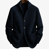 Cardigan homme en maille à col châle