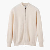 Cardigan zippé en maille pour homme