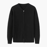 Cardigan zippé en maille pour homme