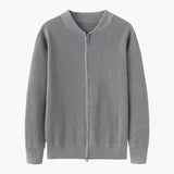Cardigan zippé en maille pour homme