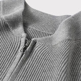 Cardigan zippé en maille pour homme