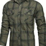 Chemise à carreaux pour homme