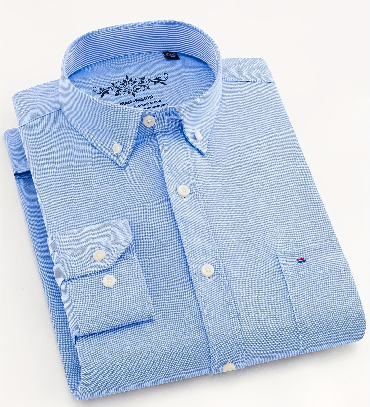 Chemise Homme à Col Montant