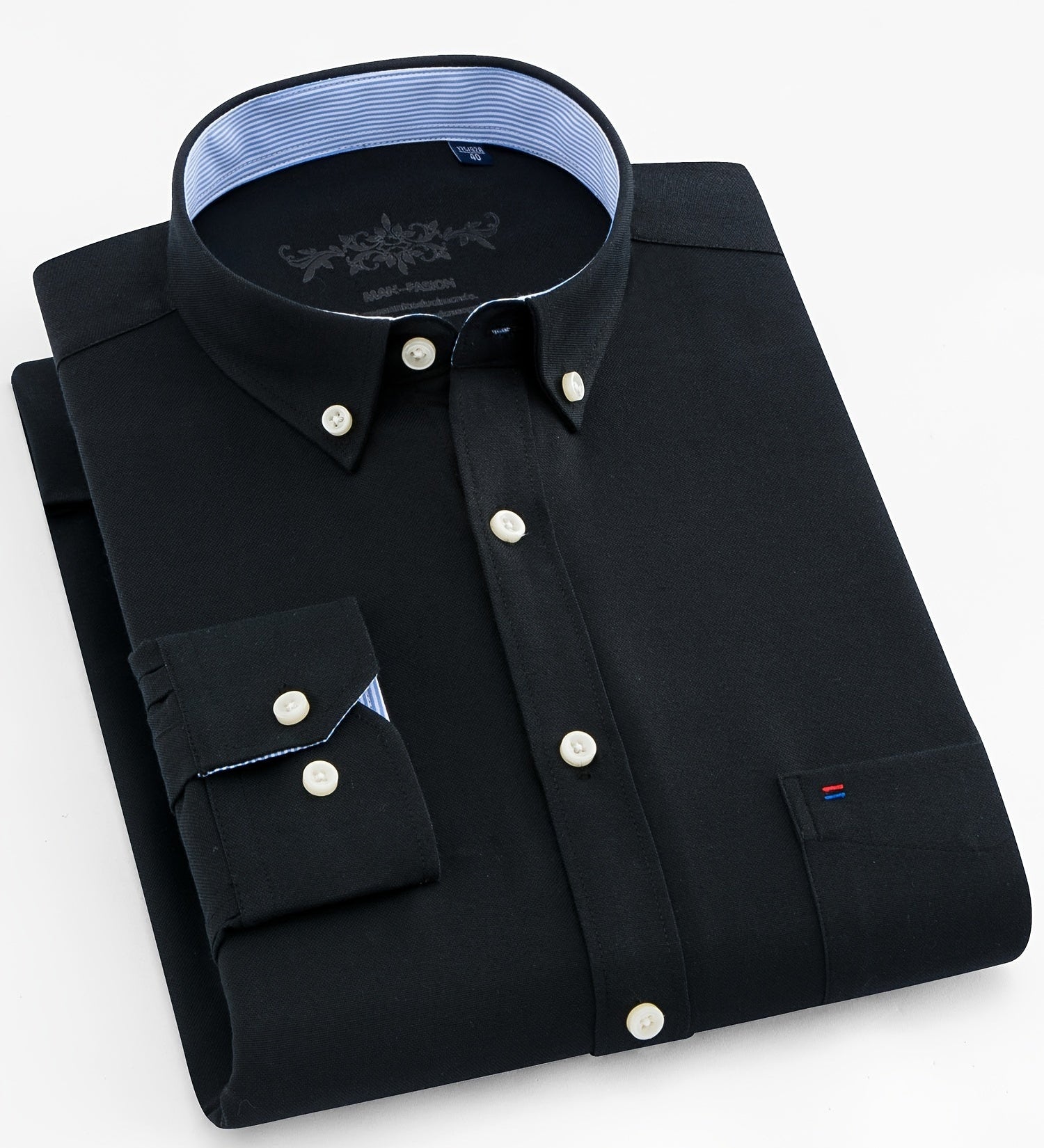 Chemise Homme à Col Montant