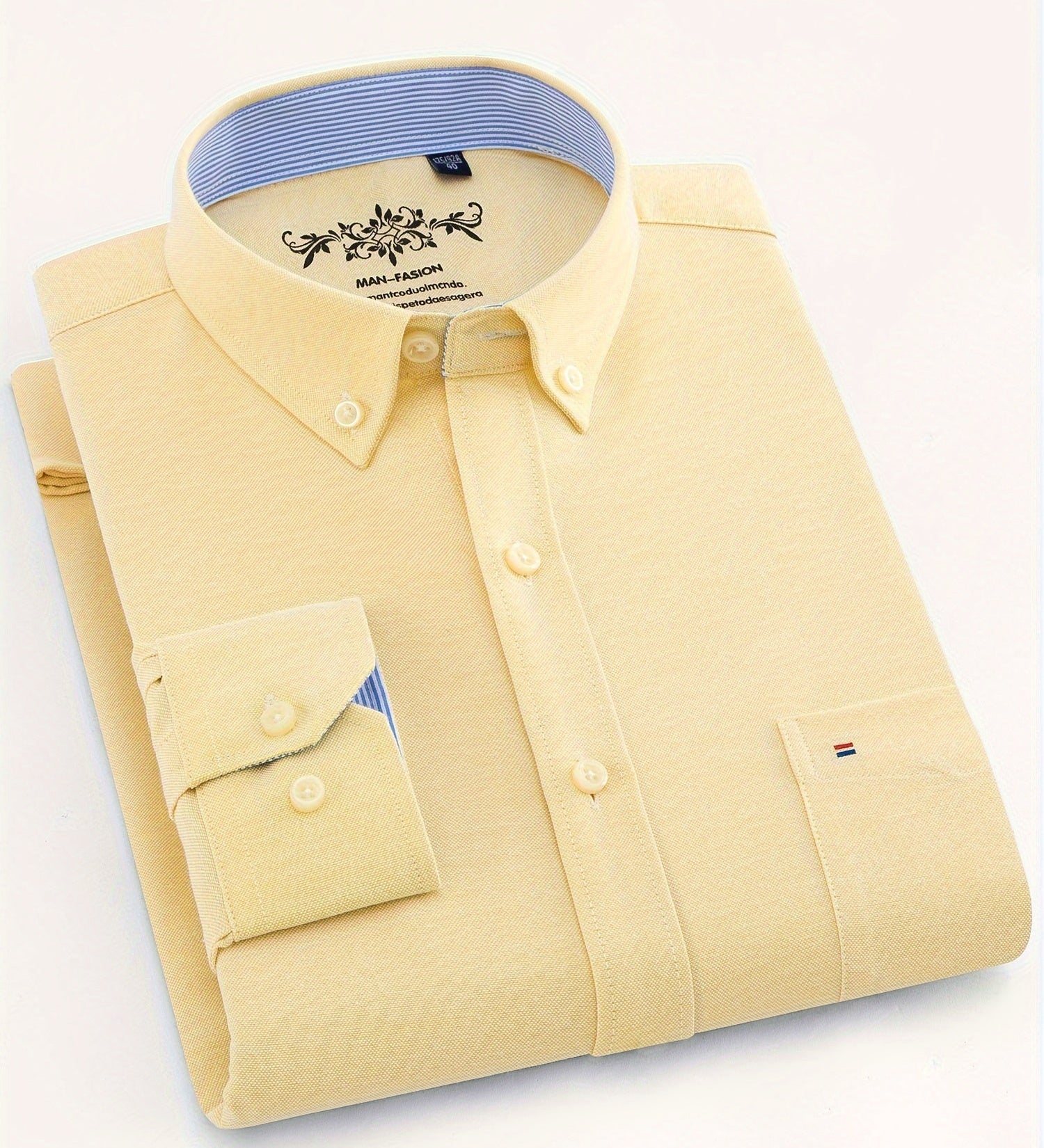 Chemise Homme à Col Montant