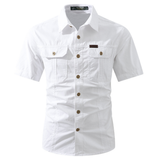 Chemise homme à double poche