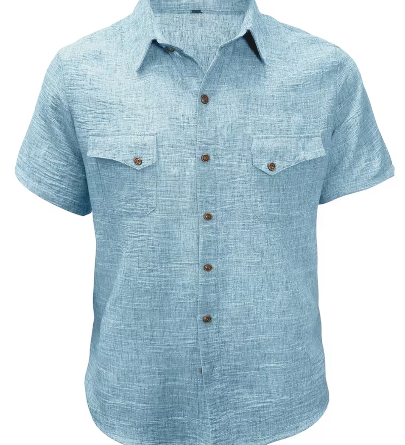 Chemise homme à poches boutonnées