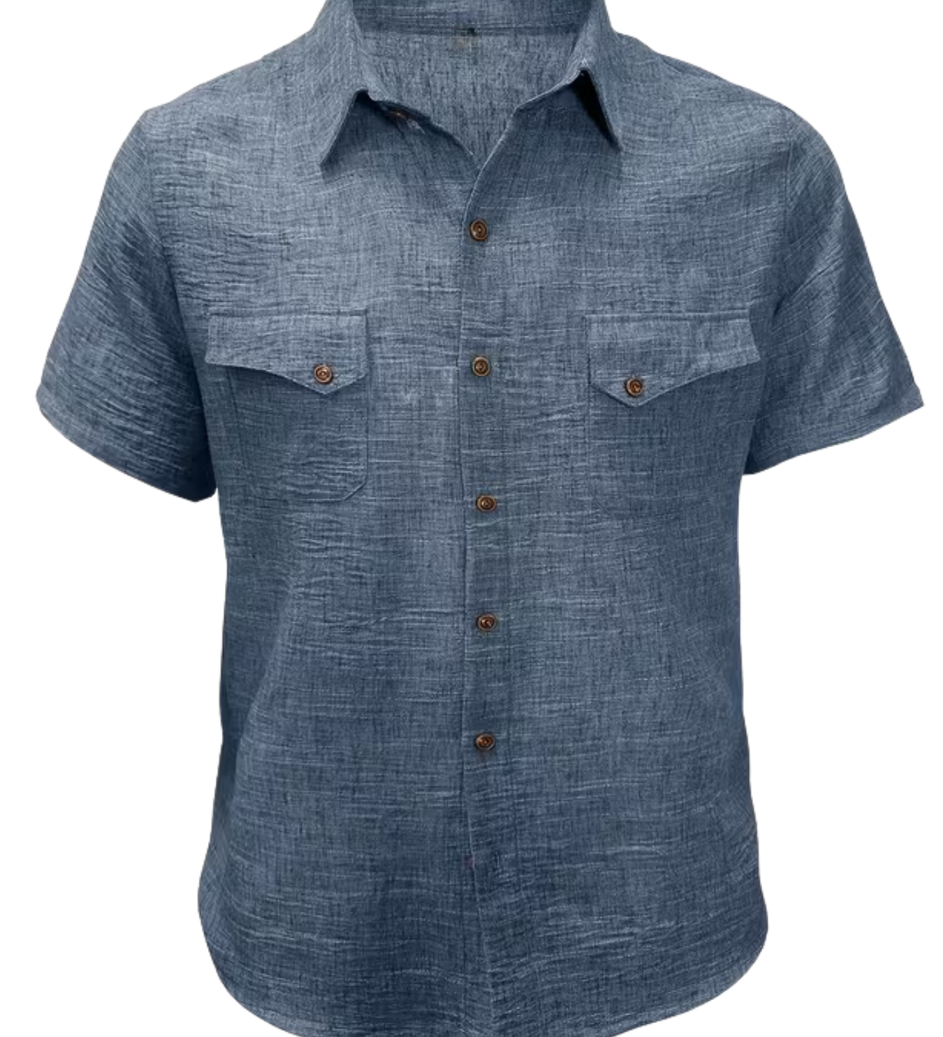 Chemise homme à poches boutonnées