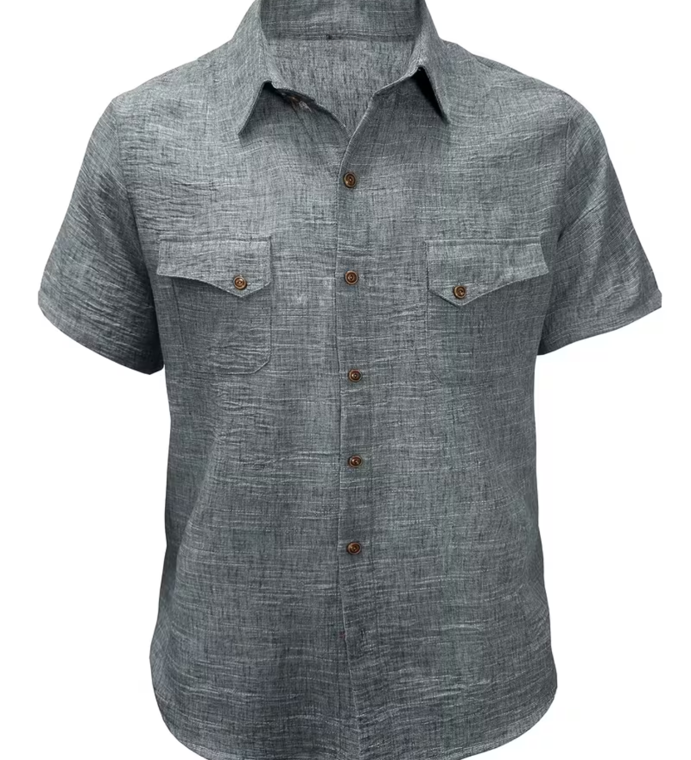 Chemise homme à poches boutonnées