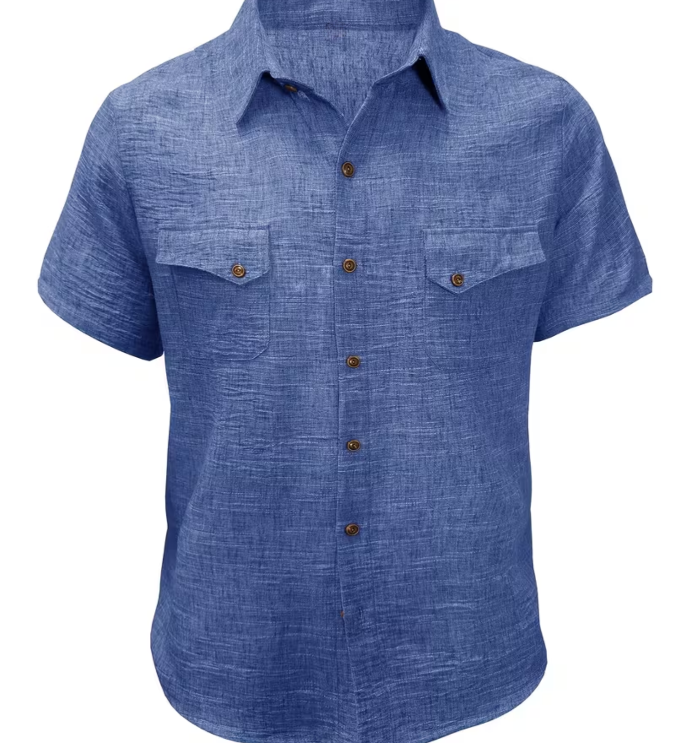 Chemise homme à poches boutonnées