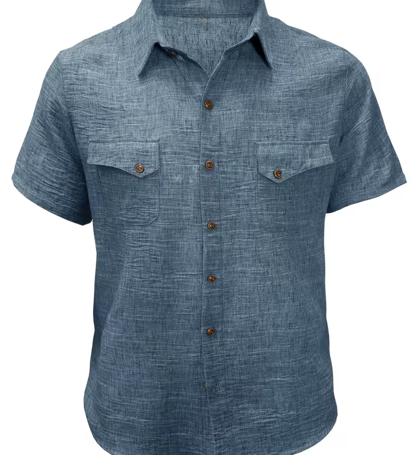 Chemise homme à poches boutonnées