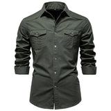 Chemise homme à poches poitrine