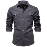 Chemise homme à poches poitrine