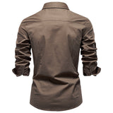 Chemise homme à poches poitrine