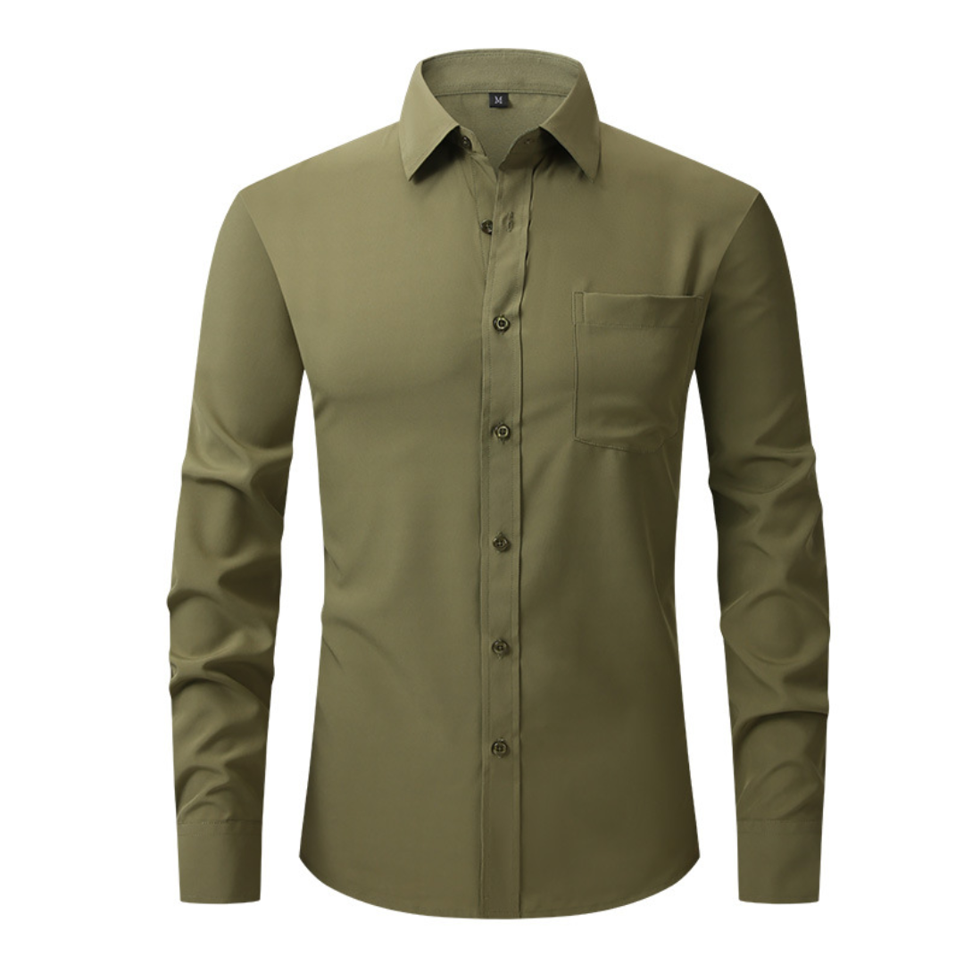 Chemise homme avec poche poitrine