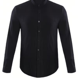 Chemise homme boutonnée col mao