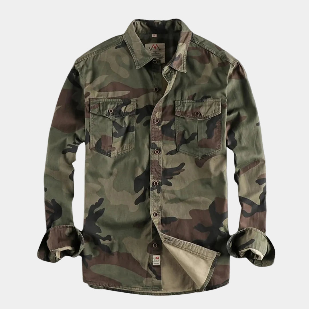 Chemise homme camouflage