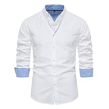 Chemise homme col boutonné