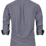 Chemise homme col contrasté