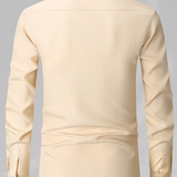 Chemise homme col mao poche poitrine