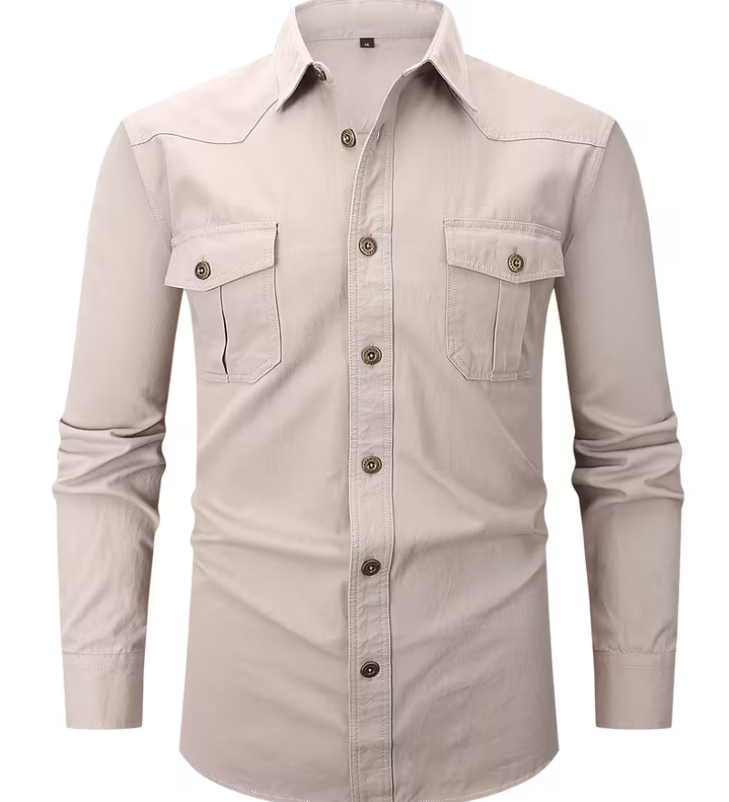 Chemise homme double poche