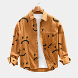 Chemise homme imprimée boutonnée