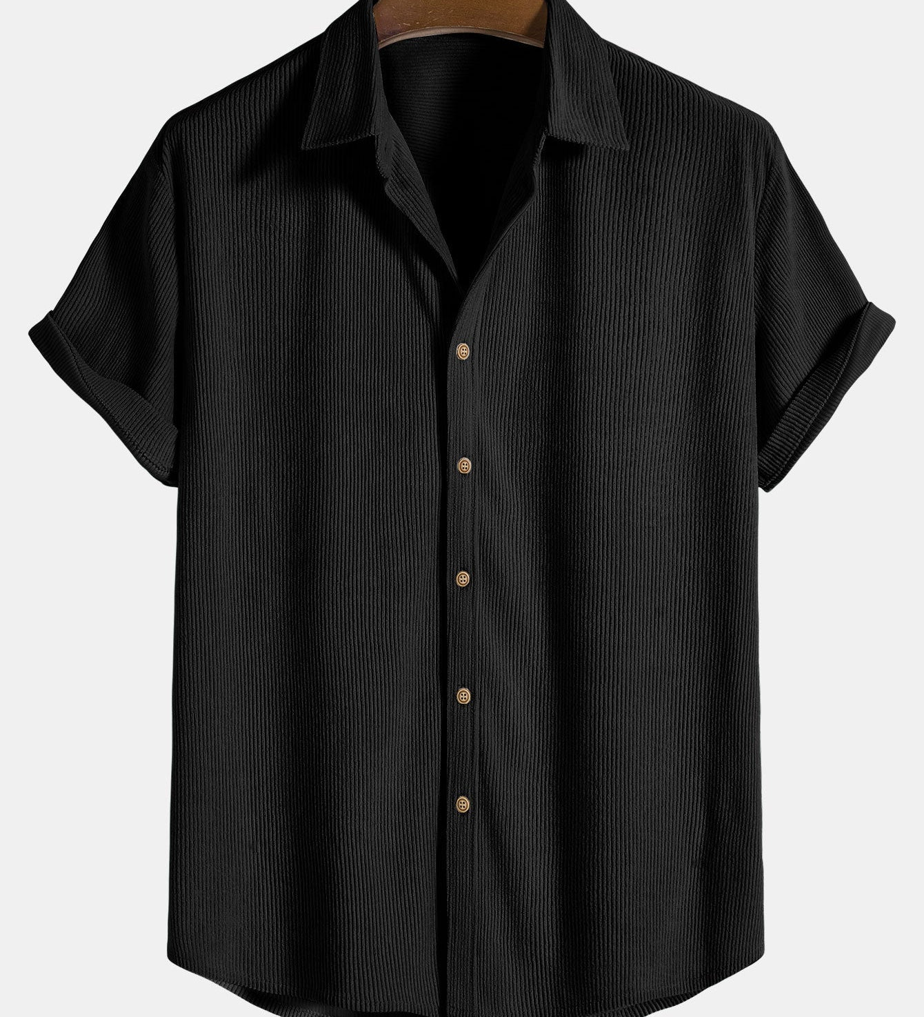 Chemise homme manches courtes texturée