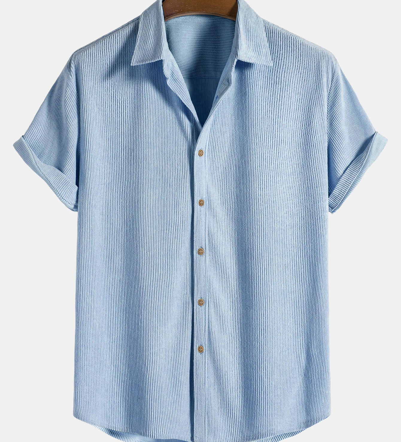 Chemise homme manches courtes texturée
