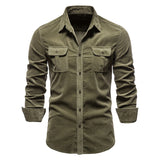 Chemise homme poches à rabat