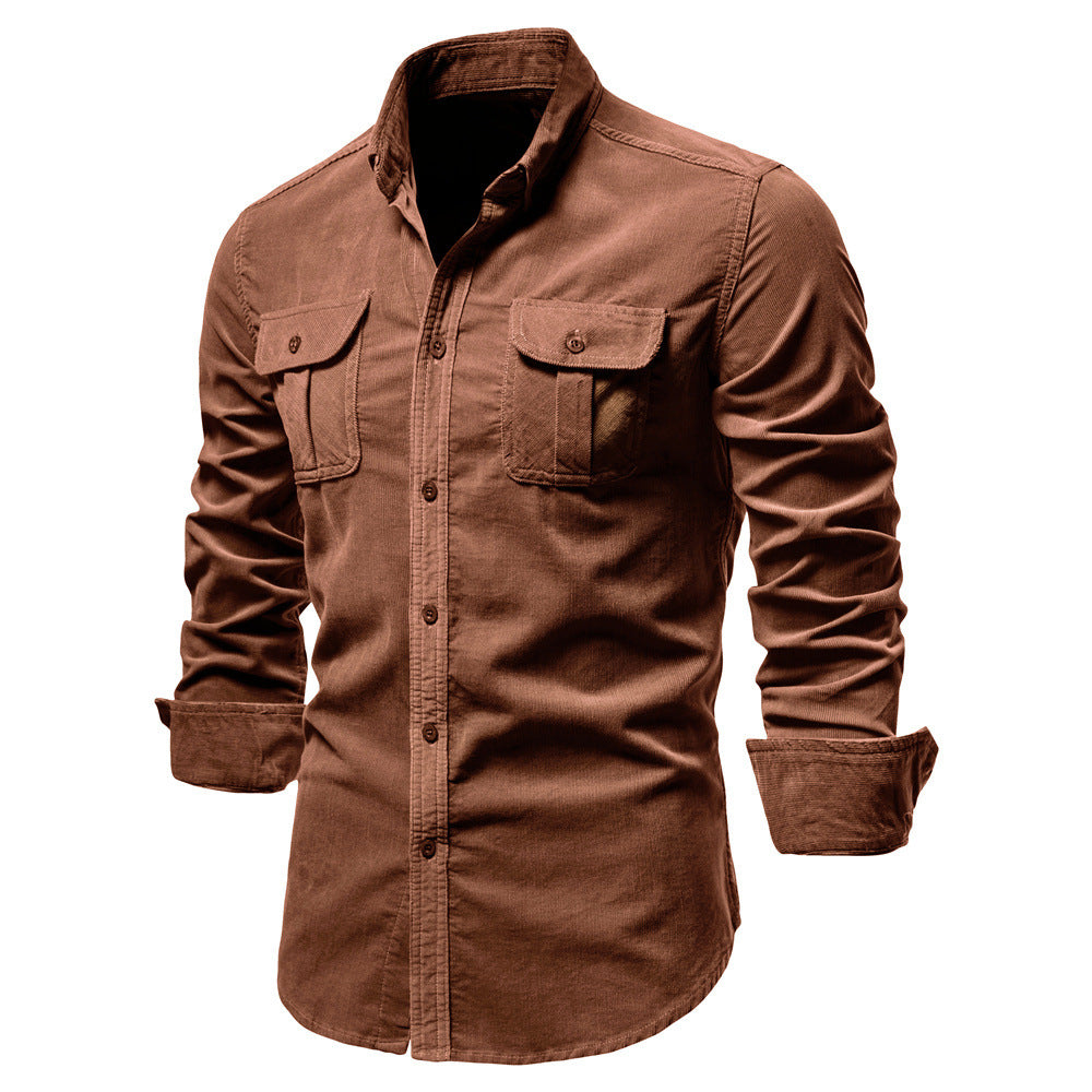 Chemise homme poches à rabat