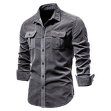 Chemise homme poches à rabat