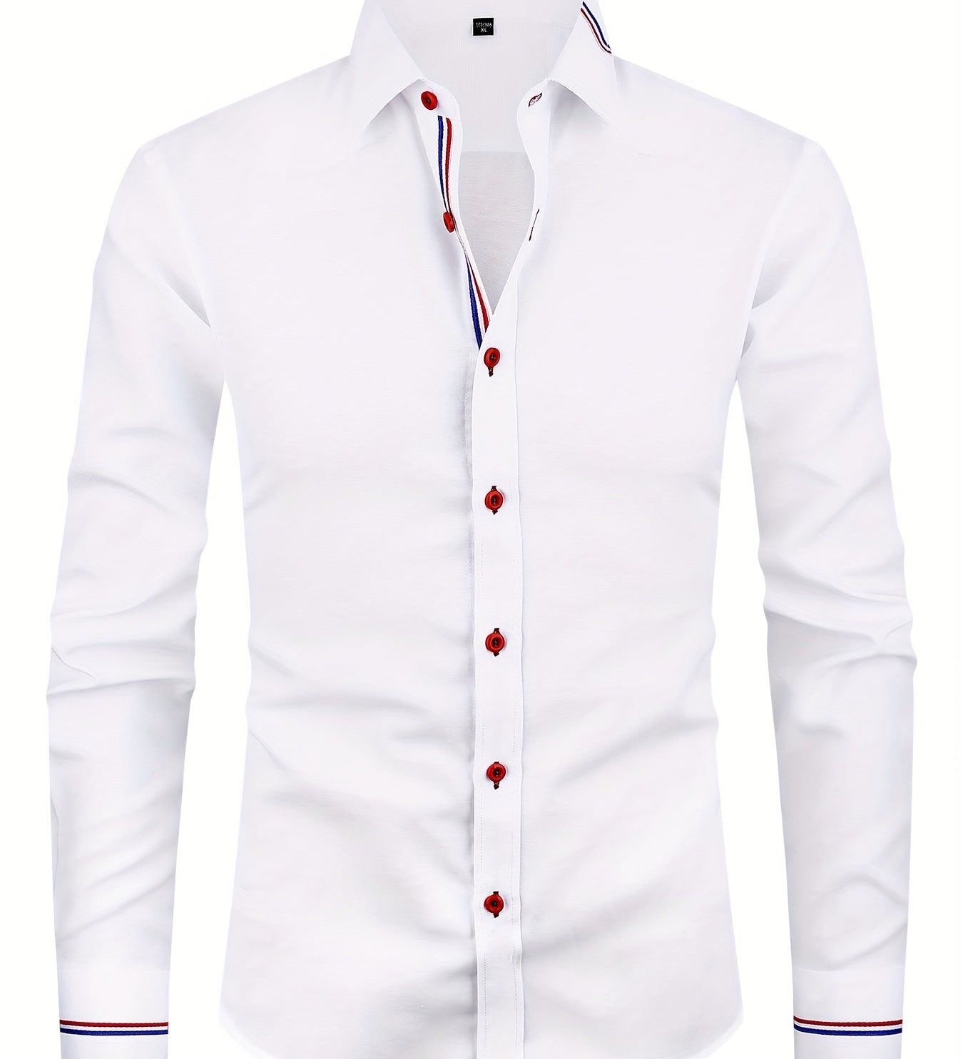 Chemise homme à poignets rayés