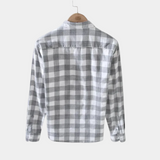 Chemise homme rayée boutonnée