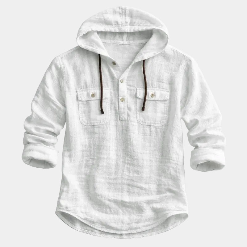 Chemise homme à capuche