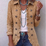 Chiara | Veste western imprimée à volants