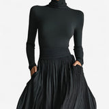 Rachel | Robe Maxi Taille Haute