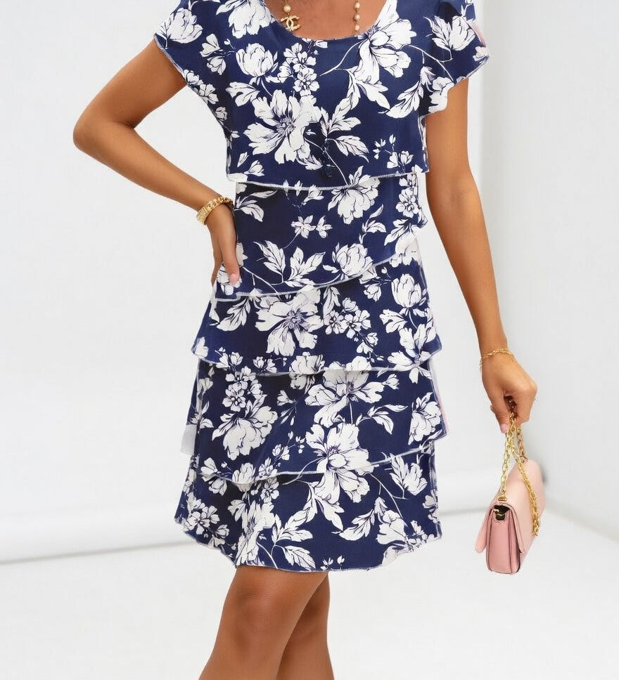 Floréline™ — Robe florale légère élégante estivale