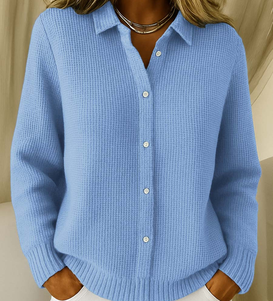 Katrina | Veste en tricot structurée avec boutons