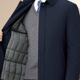 LAURENT MONACO | VESTE À COL À REVERS ET FERMETURE ÉCLAIR POUR HOMMES