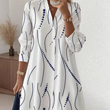 Claudine™ — Robe chemise élégante et fluide