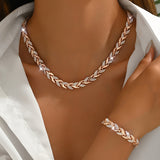 Heidrun | Ensemble de bijoux avec motif de épis