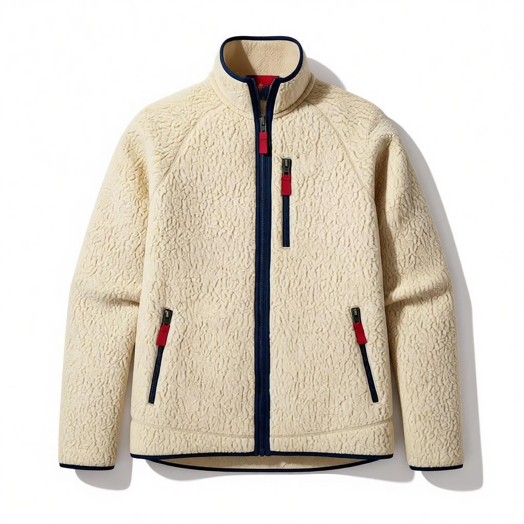 LAURENT MONACO | VESTE EN POLAIRE SHERPA POUR HOMME