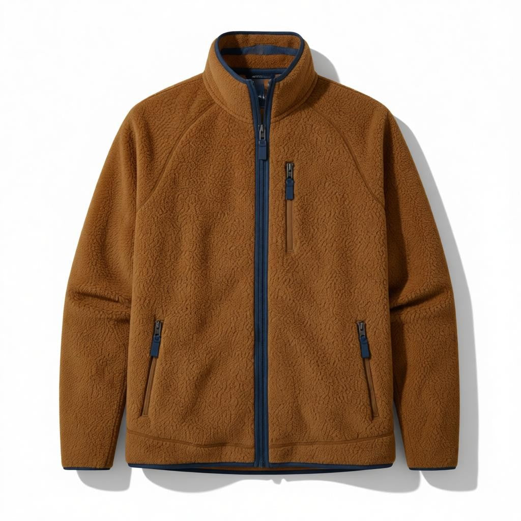 LAURENT MONACO | VESTE EN POLAIRE SHERPA POUR HOMME