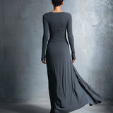 Naomie | Robe Maxi à Nœud Latéral