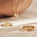 Pauline | Bague simple en ton or