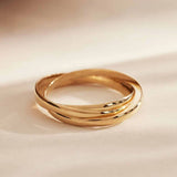 Pauline | Bague simple en ton or