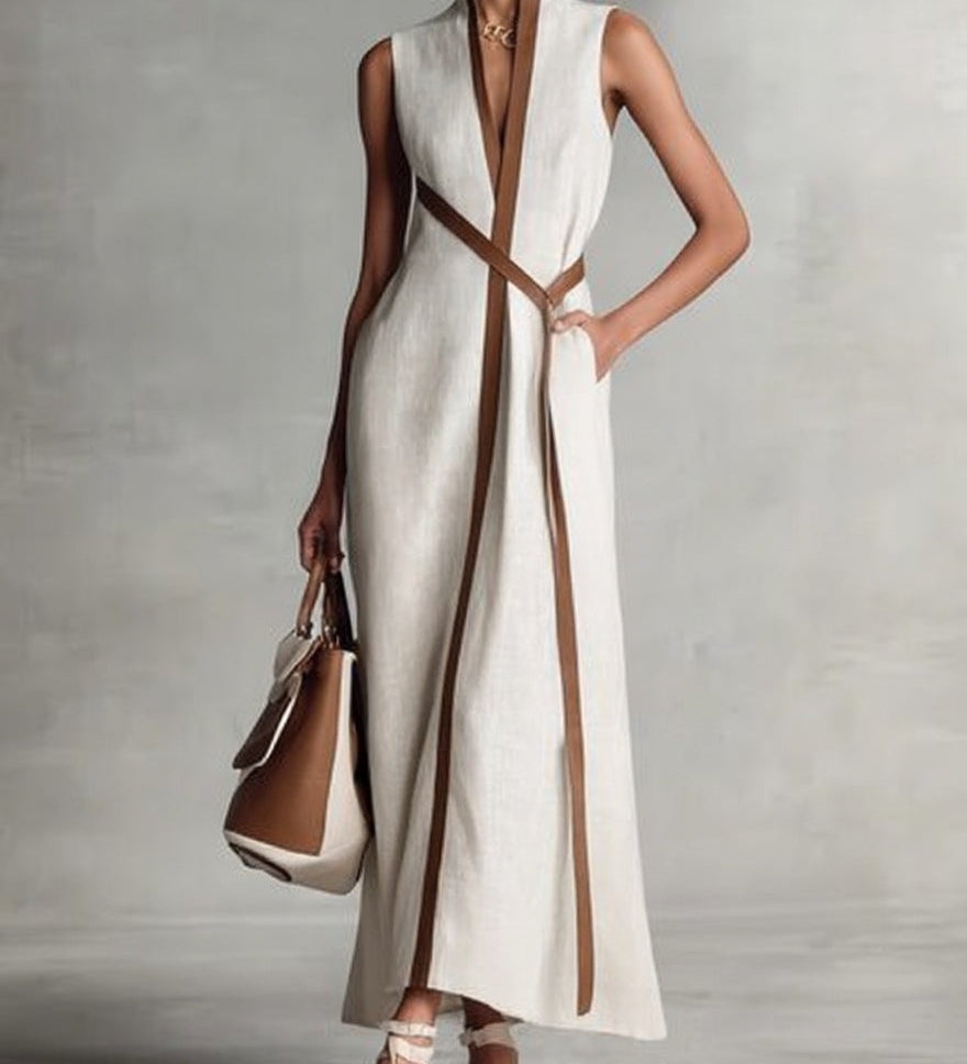 Éléonore™ — Robe longue élégante à silhouette structurée
