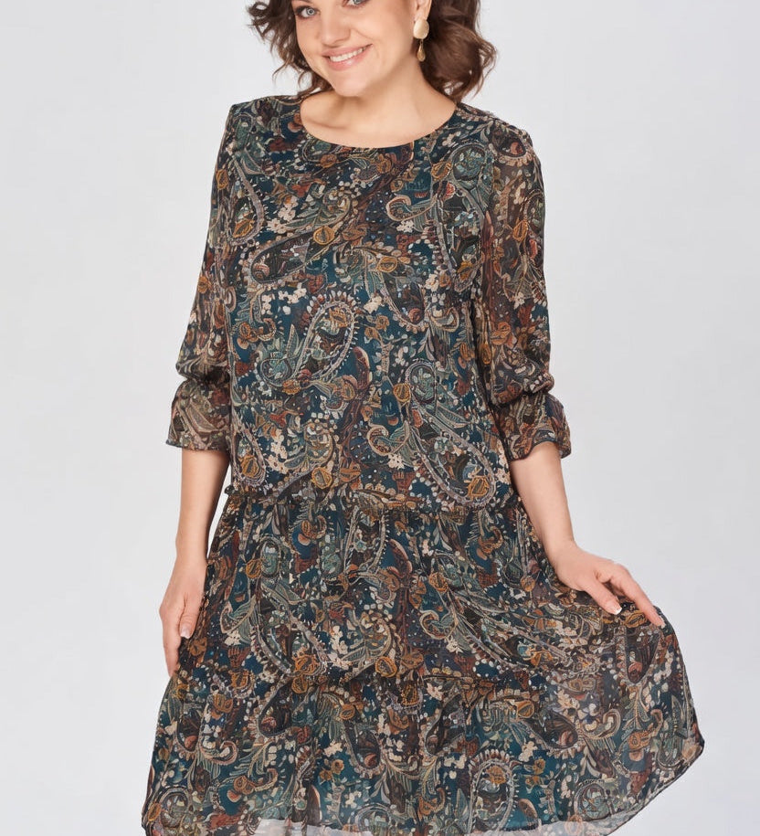 Oriane™ — Robe florale élégante au style intemporel