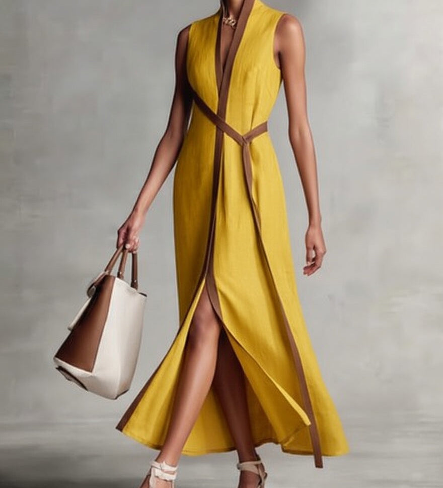 Éléonore™ — Robe longue élégante à silhouette structurée