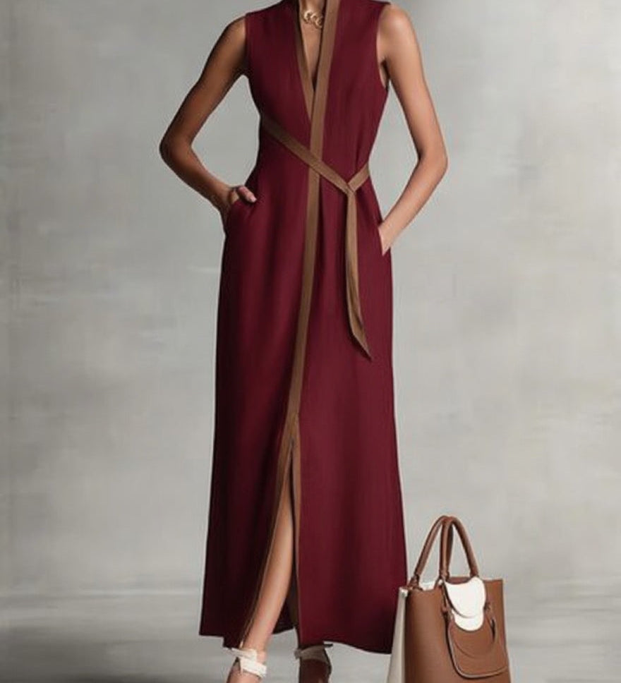 Éléonore™ — Robe longue élégante à silhouette structurée